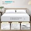 THREAD SPREAD 100% Egyptian Cotton Sheets King Size - 4 PC 800 High Thread Count Egyptian Cotton King Size Bed Sheets Set (White), Soft, Cooling, 16" Deep Pocket Sateen Weave Luxury Hotel Bedsheet view 4