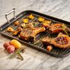 All-Clad HA1 Hard Anodized Nonstick Grill/Griddle Pan 13x20 Inch Oven Broiler Safe 500F Pots and Pans, Cookware Black view 2