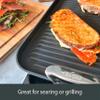 All-Clad HA1 Hard Anodized Nonstick Grill/Griddle Pan 13x20 Inch Oven Broiler Safe 500F Pots and Pans, Cookware Black view 4