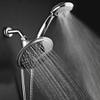 Dream Spa 3-way 8-Setting Rainfall Shower Head and Handheld Shower Combo (Chrome). Use Luxury 7-inch Rain Showerhead or 7-Function Hand Shower for Ultimate Spa Experience! view 3