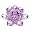 Amlong Crystal Hue Reflection Crystal Lotus Flower with Gift Box, Purple, 4 Inch view 1