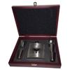 Albanian Flag Art - Flask Wood Box Gift Set view 1
