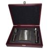 Albanian Flag Art - Flask Wood Box Gift Set view 2