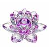 Amlong Crystal Hue Reflection Crystal Lotus Flower with Gift Box, Purple, 5 Inch view 2