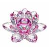 Amlong Crystal Hue Reflection Crystal Lotus Flower with Gift Box, Pink, 5 Inch view 1