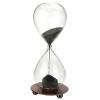 Z ZICOME Magnetic Hourglass Decorative Sand Timer with a Iron Base for Desk Decoration Black view 1