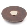 Z ZICOME Magnetic Hourglass Decorative Sand Timer with a Iron Base for Desk Decoration Black view 2