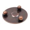Z ZICOME Magnetic Hourglass Decorative Sand Timer with a Iron Base for Desk Decoration Black view 3