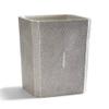 Kassatex Shagreen Bath Accessories Waste Basket Porcelain/Grey view 1