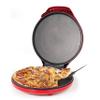 Betty Crocker Pizza Maker Plus, 12" Indoor Electric Grill, Nonstick Griddle Pan for Pizzas, Quesadillas, Tortillas, Nachos and more, 12" Electric Griddle for Delicious Meals and Snacks, Red view 1