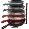 Simple Houseware Cabinet Pantry Pot and Pan Organizer Holder Rack, Bronze view 1
