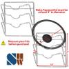 Simple Houseware 2-Pack Cabinet Door/Wall Mount Pot Lid Organizer Rack, 9.5" W x 4.5" D x 11.5H, Chrome view 2