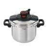 T-fal Clipso Stainless Steel Pressure Cooker, 6.3 Quart, Recipe Book, Steam Basket, Easy-Open Lid, Secure Locking System, Adjustable Pressure Valve, Induction Cookware, Pots and Pans, Kitchen, Silver view 1