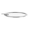 Cristel Strate 5.5 Inch Detachable Handle Flat Glass Lid view 1