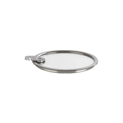 Cristel Strate 6.5 Inch Tempered Glass Detachable Handle Flat Glass Lid