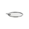 Cristel Strate 6.5 Inch Tempered Glass Detachable Handle Flat Glass Lid view 1