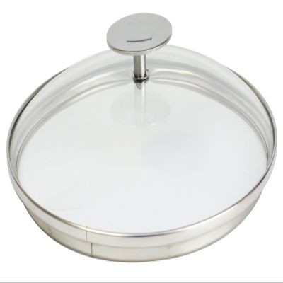 Cristel K20P Domed Glass Lid, 8", Silver