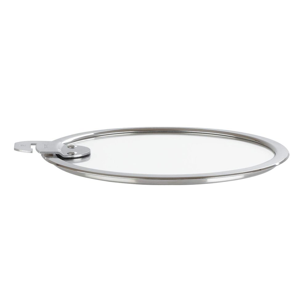 Cristel Strate Glass 8 Inch Detachable Handle Flat Lid
