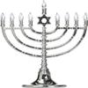 Rite Lite LTD JRN 210 Silvertone Low Voltage Led Menorah, 1 EA view 1
