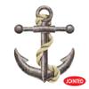 Beistle Jointed Anchor  Large Nautical Theme Party Decoration, Coastal Wall Accent, Ocean Voyage Dcor, Beach Celebration Prop, Life-Size Maritime Photo Backdrop, 5' 1" view 3