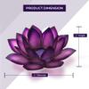 Om Gallery Capiz Shell Lotus Flower Decor Tealight Candle Holder for Serene Ambiance - Handmade Decorative Candle Holders for Meditation, Yoga, and Relaxation, Passion view 3