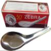 Zebra Thai Chinese Asian Stainless Steel Rice Soup Spoon (12 Pack), Silver view 3