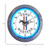 Ford Mustang Blue Neon Clock view 2