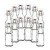 Easy Cap Beer Bottles - Kombucha Bottles - 16 oz. - Clear flip top 12 pack - EZ Cap - Original Cherry Blossom Hardware Bottles (12, Clear Mason Jar Bottles) view 2
