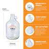 FastRack - Shepherd Made Mead Making Kit - 1 Gallon Jug Fermentation Set with Clear Glass Fermentation Jar, 3pc Airlocks, Rubber Stopper, Yeast Nutrient & Mead Yeast for Home Brewing view 3