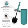 Wenko Brasil Toilet Brush Set, TPE, Petrol Blue, 10 x 10 x 37 cm view 2