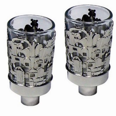 Majestic Giftware CH200 Neronim Candle Holder, 3-Inch, Silver Plated