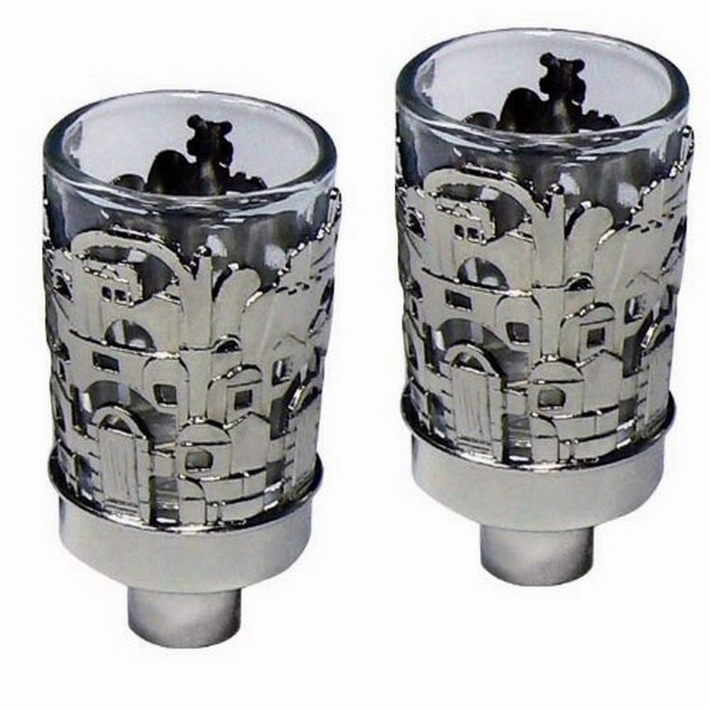Majestic Giftware CH200 Neronim Candle Holder, 3-Inch, Silver Plated