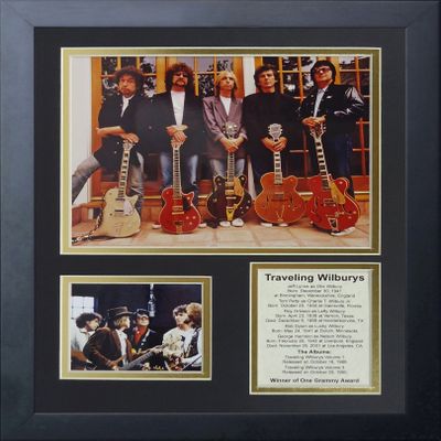 Legends Never Die "Traveling Wilburys Framed Photo Collage, 11 x 14-Inch, (16102U)