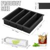 Vinkoe Kitchen Silicone Ice Cube Trays Large for Whisky, Collins Ice Cube Mold Tray Also Used for Butter Mold, 2 Count view 2