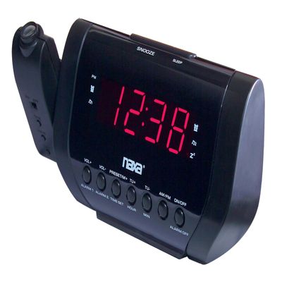Naxa NRC-173 Projection Dual Alarm Clock