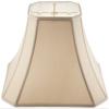 Royal Designs Square Cut Corner Designer Lamp Shade, Beige, 8 x 16 x 12 view 1