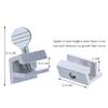 1st Choice Sliding Window Locks Aluminum Metal Window Locks Security Safety Door Locks Adjustable Security Locks with Keys (Silver, 4 Sets) view 2