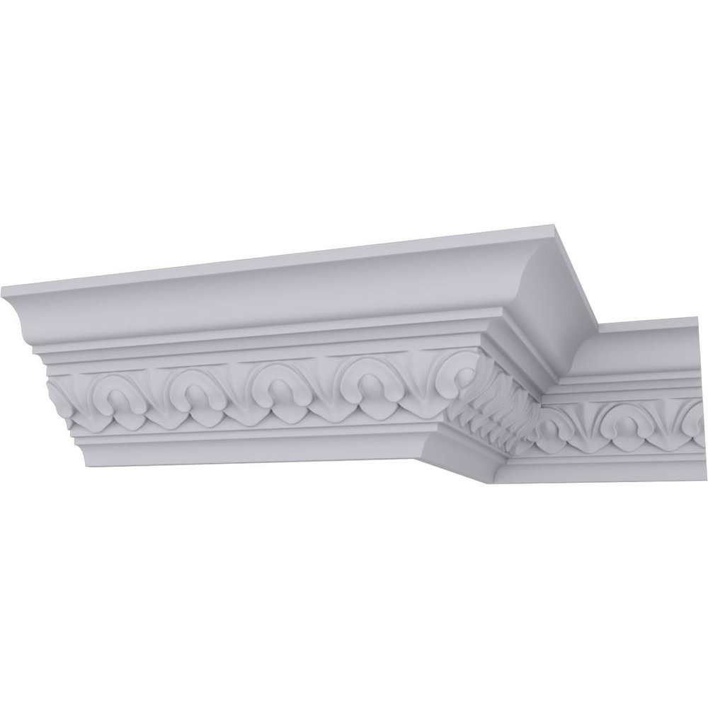 3 7/8"H x 3 7/8"P x 5 1/2"F x 94 1/2"L Emery Crown Moulding