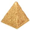 Summit Collection Gifts Ancient Egyptian Small Gold Egyptian Pyramid Decorative Statue with LED Light Antique Style Miniature Monument Replica, Desktop Collectible Resin Home Decor 1.75" H view 1