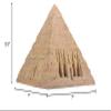YTC Egyptian Sandstone Pyramid Box Collectible Egypt Decoration Container view 2