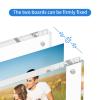 NIUBEE 4x6 Acrylic Picture Frame, Photo Frame 20% Thicker Block,Clear Frameless Acrylic Frames Double Sided,Magnetic frames for Desktop Display view 3