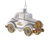 Kurt S. Adler Noble Gems Just Married Wedding Car Glass Ornament NB0831 New view 1
