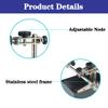 Beileshi 2.5X 7.5X 10X LED Light Helping Hands Magnifier Soldering Station,Magnifying Glass Stand with Auxiliary Clamp and Alligator Clips view 4