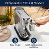 DeLonghi Dedica Espresso Machine with Manual Milk Frother, 15-Bar Pump & Adjustable Tray - Home Barista Coffee Maker for Espresso, Latte, Cappuccino & Iced Coffee - Italian Stainless Steel Design view 4