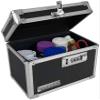 Vaultz Medicine Lock Box - 5 x 7 x 5 Inches - Secure Cabinet Safe with Combination Lock - Ideal for Medications and Small Valuables - Black view 1