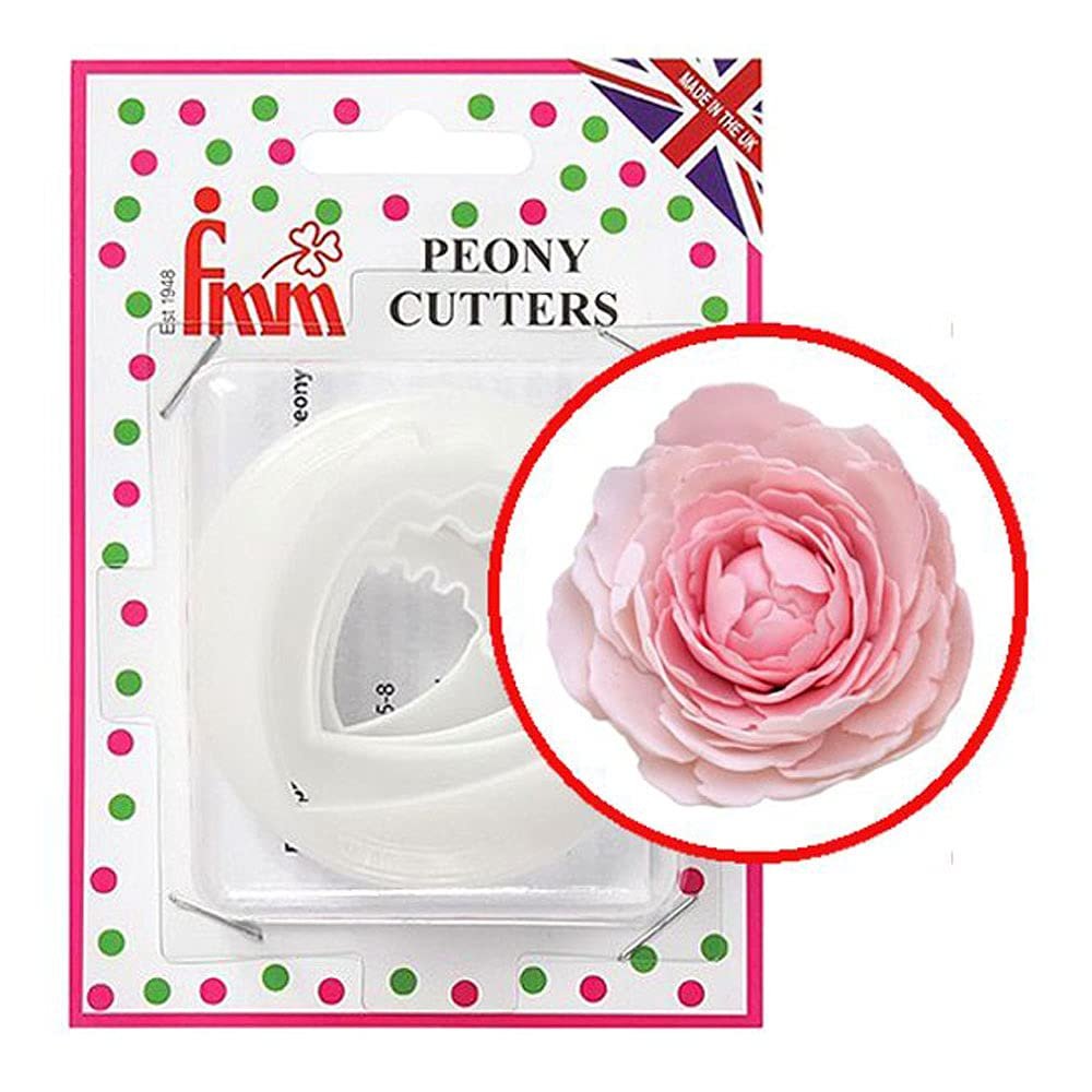 1 X Peony 4 Piece Cutter Set by FMM