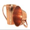 Sertodo Copper Moscow Mule Mugs | Set of 2, 12 oz Capacity | Copper Handle | 100% Pure Copper, Heavy Gauge, Hand Hammered view 1