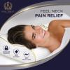 Royal Therapy Memory Foam Pillow, Queen Neck Pain Relief, Contour Cervical Pillow, for Neck and Shoulder Pain, Side, Back and Stomach Sleeper, 24x14x5 inches view 3
