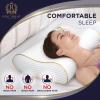 Royal Therapy Memory Foam Pillow, Queen Neck Pain Relief, Contour Cervical Pillow, for Neck and Shoulder Pain, Side, Back and Stomach Sleeper, 24x14x5 inches view 4