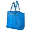 IKEA 603.017.07 FRAKTA Medium Shopping Bags (Set of 6), Blue, 55 lb Max. Load, 10 Gallon Volume, Easy to Keep Clean, Takes Up Little Space to Store as It Folds Flat view 3